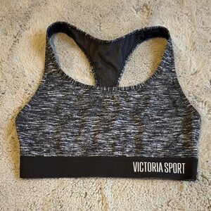 Victoria's Secret Black and Gray Sports Bra